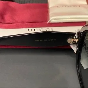 Gucci | Accessories | New Gucci Black Sunglasses With Red  display picture 1